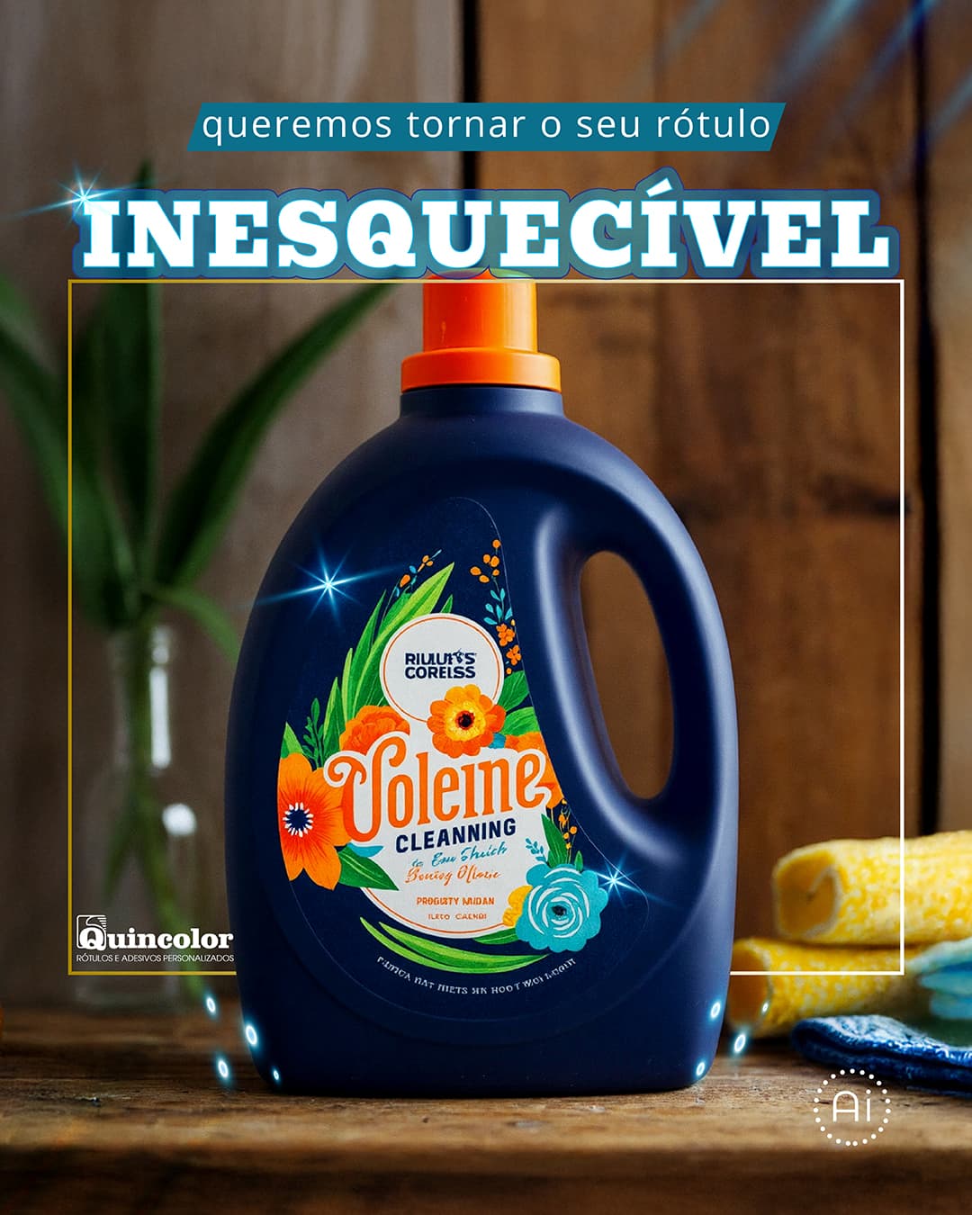 Queremos tornar seu rótulo brilhante